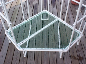 The 'poop-through' mesh floor